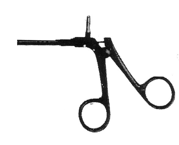 İZOLELİ ENDO  KAVRAMA FORSEPS E MODEL SAP ÇAP: 5MM L:36CM